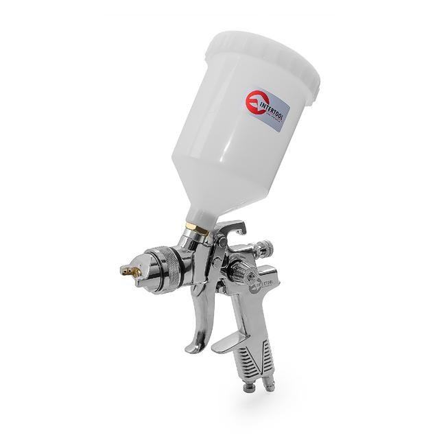 Пневматичний фарборозпилювач HVLP INTERTOOL PT-0106, фото 1