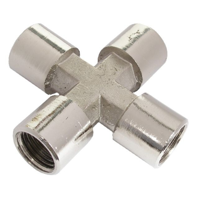 Хрестове з'єднання з внутрішньою різьбою 1/4" INTERTOOL PT-1864