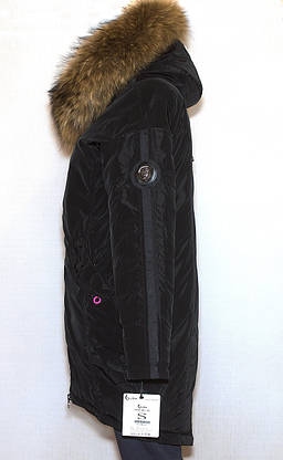 Парка жіноча зима VISDEER 827 з хутром L, фото 3
