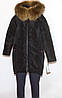 Парка жіноча зима VISDEER 827 з хутром L, фото 7