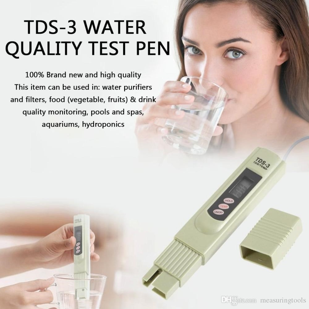 Портативний аналізатор якості води TDS (ТДС) метр TDS-3 ( СОЛЕМЕР)
