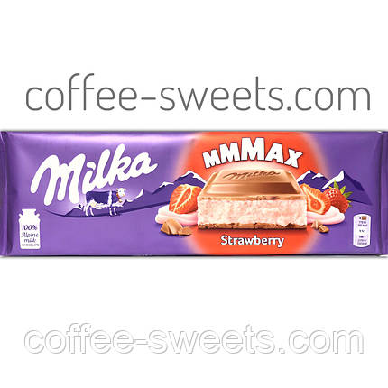 Шоколад Milka 300 г Strawberry, фото 2