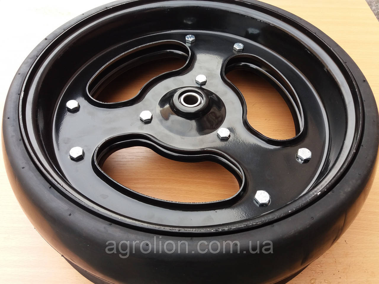 Колесо опорне в зборі 4,5” x 16”JohnDeere, диск металевий з підш. 5203KYY2