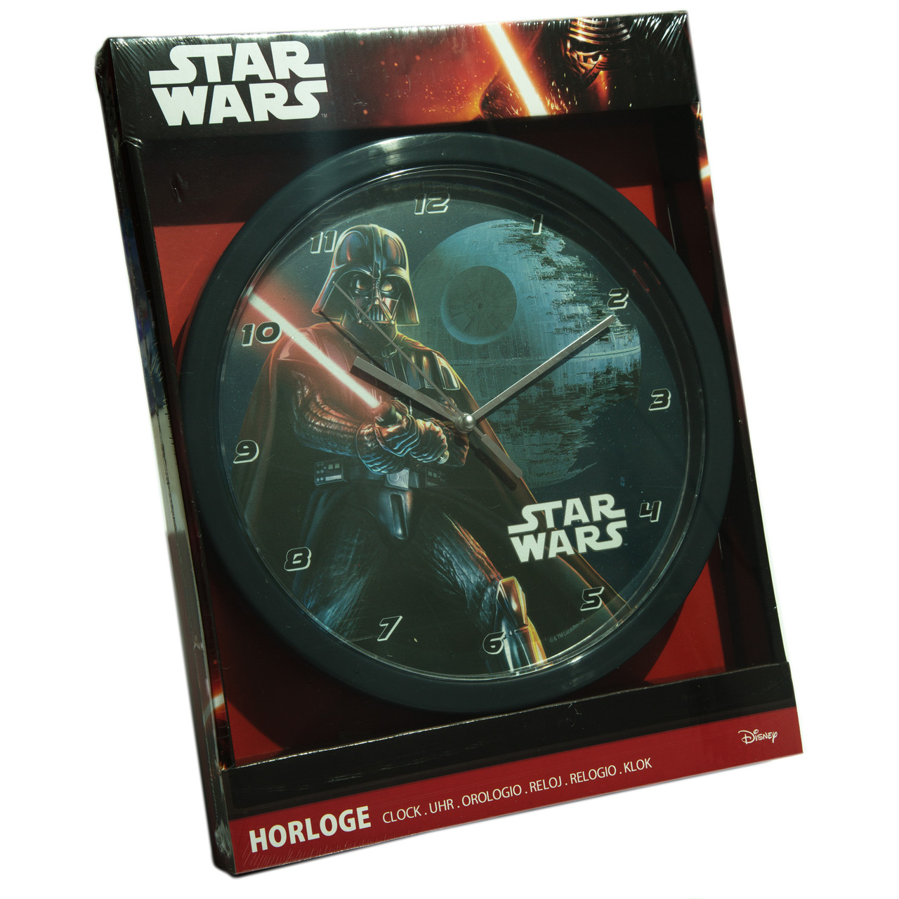 Настінні годинники Зоряні війни (Star Wars) в кімнату для хлопчиків ТМ Disney (Sun City) SWA301776
