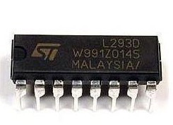 Драйвер двигунів двоканальний L293D DIP16