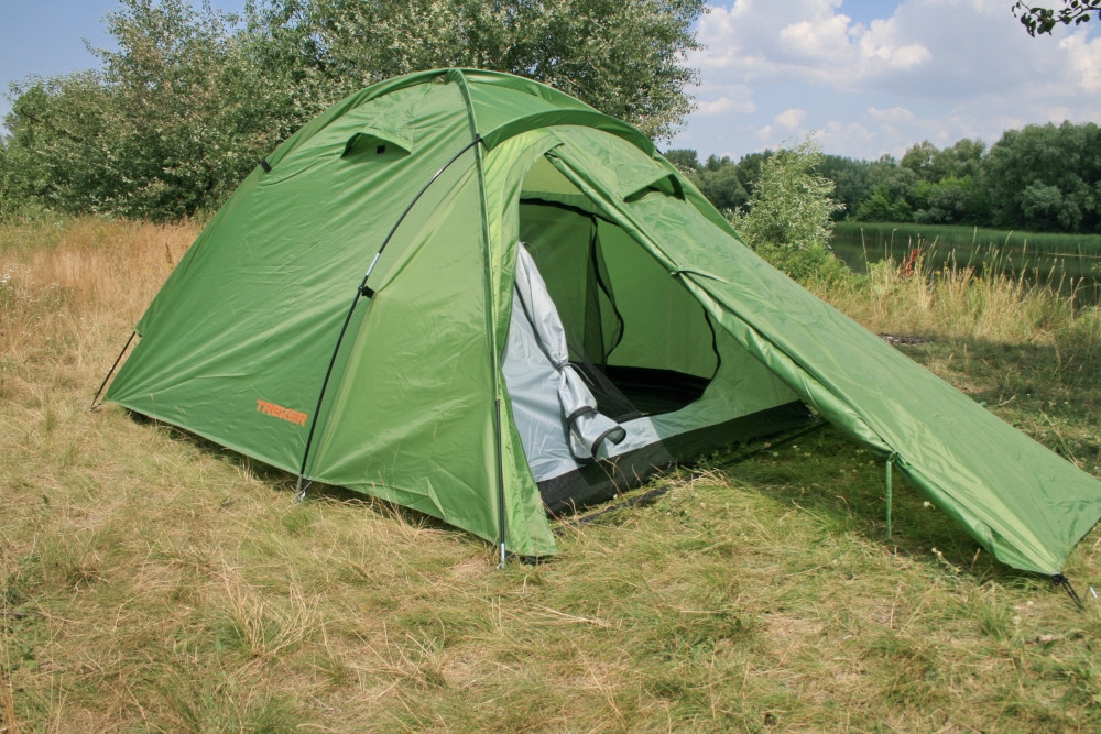 Палатка Treker MAT-136 двухместная, двухслойная туристическая - фото 7 - id-p722772493