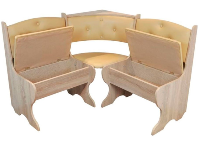 Кухонный уголок Боярин, кофе Ваниль/Дуб Сонома (Фото 4) Кухонный уголок Боярин, кофе Ваниль/Дуб Сонома (Фото 4)