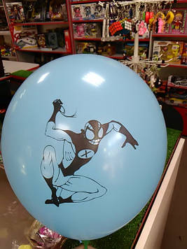 Гелієва кулька 12 дюймів з малюнком людина павук