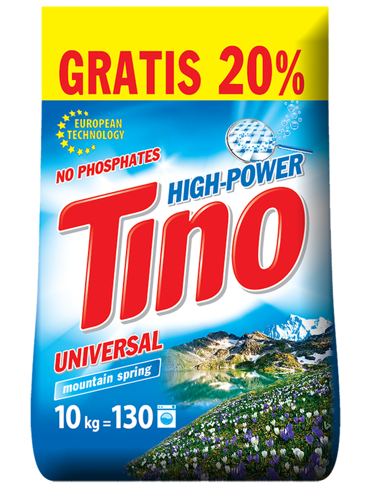 Пральний порошок TM Tino High Power універсальний 10 кг