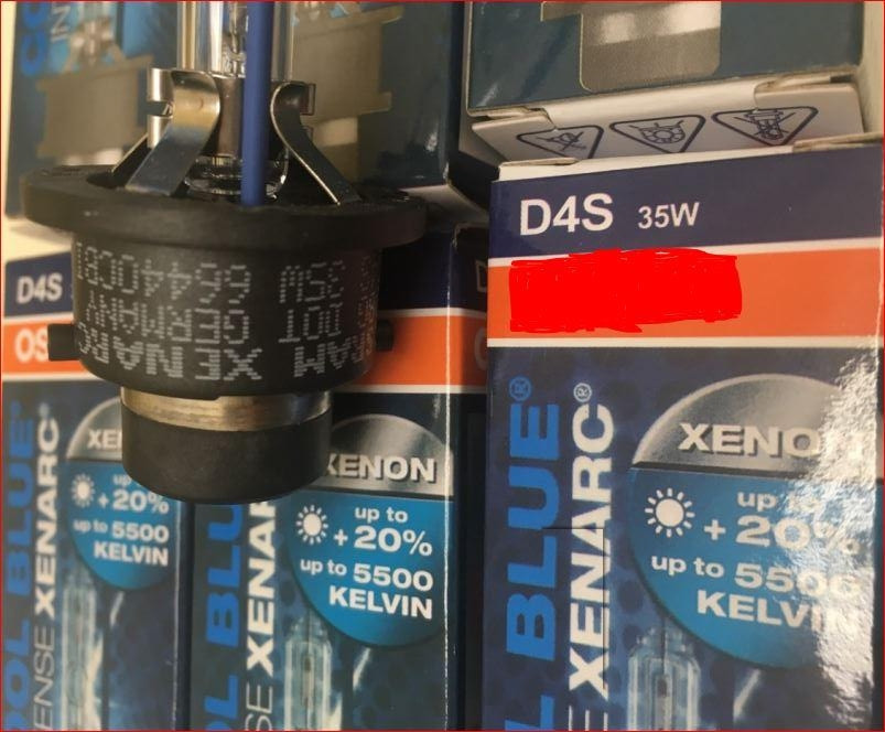 Ксенон D4S OSRM xenarc 66440CBI cool blue 5500К.