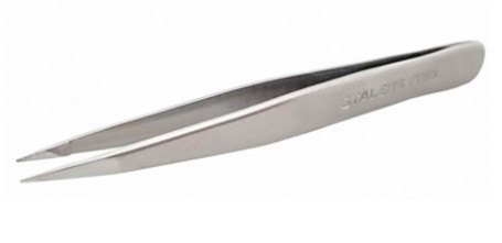 Пінцет для брів EXPERT 20 TYPE 1 (широкі прямі крайки), Staleks