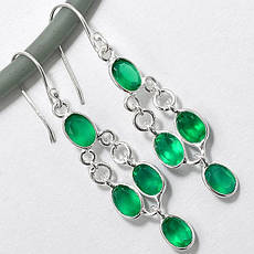 Онікс, сережки