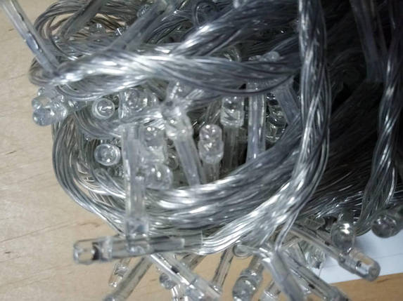 Новорічна світлодіодна гірлянда 500LED 28 м теплий білий, фото 1