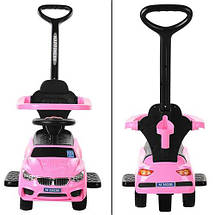 Толокар каталка BMW Bambi з батьківською ручкою та MP3, фото 5