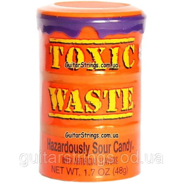 Кислі Цукерки Toxic Waste Sour Candy Orange Drum 48g