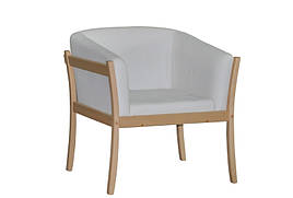 Крісло в вітальню з натурального дерева Лакі Скіф