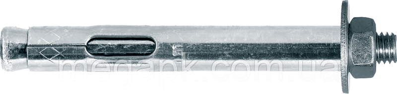 Анкер однораспортний з гайкою М10х130мм (гайка М8)