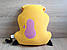М'яка іграшка — подушка свинка жовта Пухля (Вадлс) з Гравіті Фолз, ручна робота, фото 3
