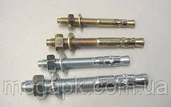 Анкер з гайкою дворозпірний (анкерний дворозпірний болт) 30*250...330 мм