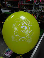 Гелиевый шарик 12 дюймов с рисунком смешарики