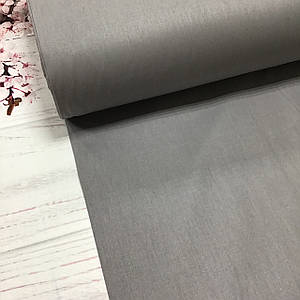 Тканина поплін De Luxe, однотонний графітовий (Туреччина шир. 2,4 м) (P-FR-0053)
