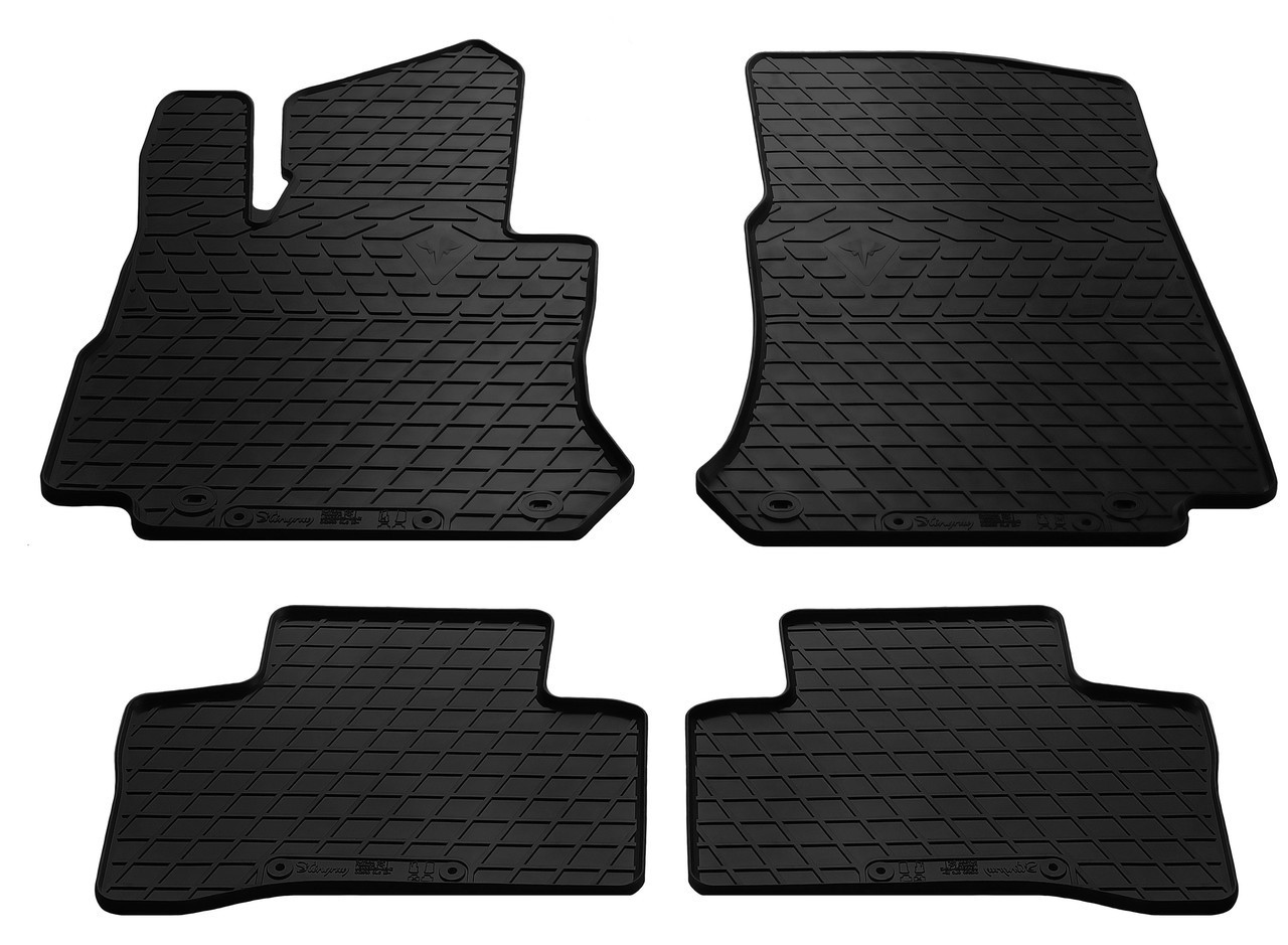 Килимки в салон Mercedes GLC 15- (design 2017) (комплект - 4 шт), фото 1