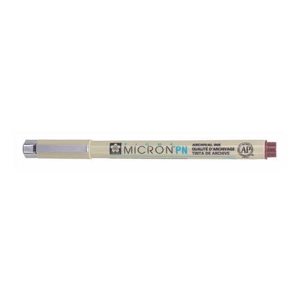 Ручка PIGMA MICRON PN Бордовий (лінія 0.4-0.5 мм), Sakura, фото 2