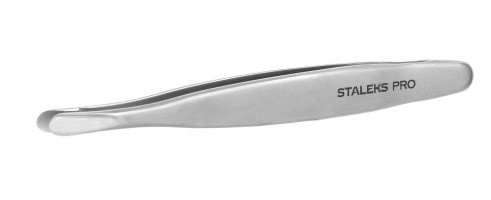 Пінцет для брів EXPERT 20 TYPE 6 (заокруглені крайки), Staleks