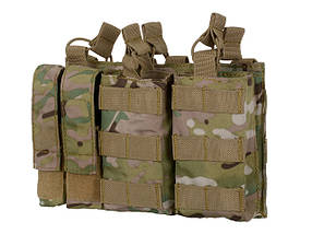 Потрійний подсумок пістолетно-гвинтівковий AK/9mm (5 plus 2) - Multicam [8FIELDS], фото 3