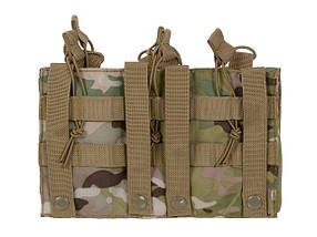 Потрійний подсумок пістолетно-гвинтівковий AK/9mm (5 plus 2) - Multicam [8FIELDS], фото 4