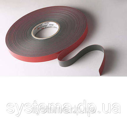 3M™ VHB™ 4611F - Двосторонній монтажний скотч 3М, високотемпературний, 19,0х1,1 мм, рулон 3 м, PE-лайнер, фото 1