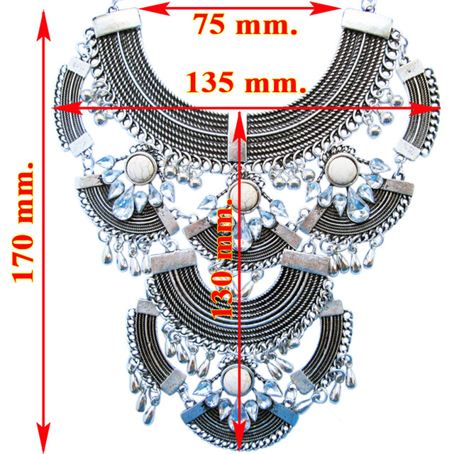 Купить Колье Восточное Многоярусное Металлическое под Серебро со вставками и белыми стразами, или другие украшения, по оптовой цене можно в нашем интернет магазине https://opt21.com , с доставкой по всей Украине от Компании Маргарита Днепр.