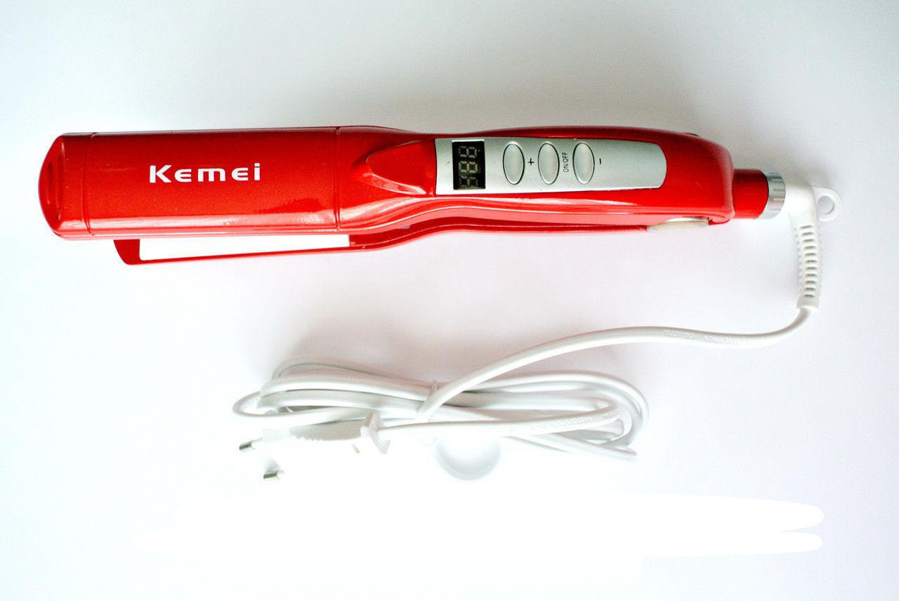 Випрямляч/керамічний прасочку для волосся Kemei KM-1282