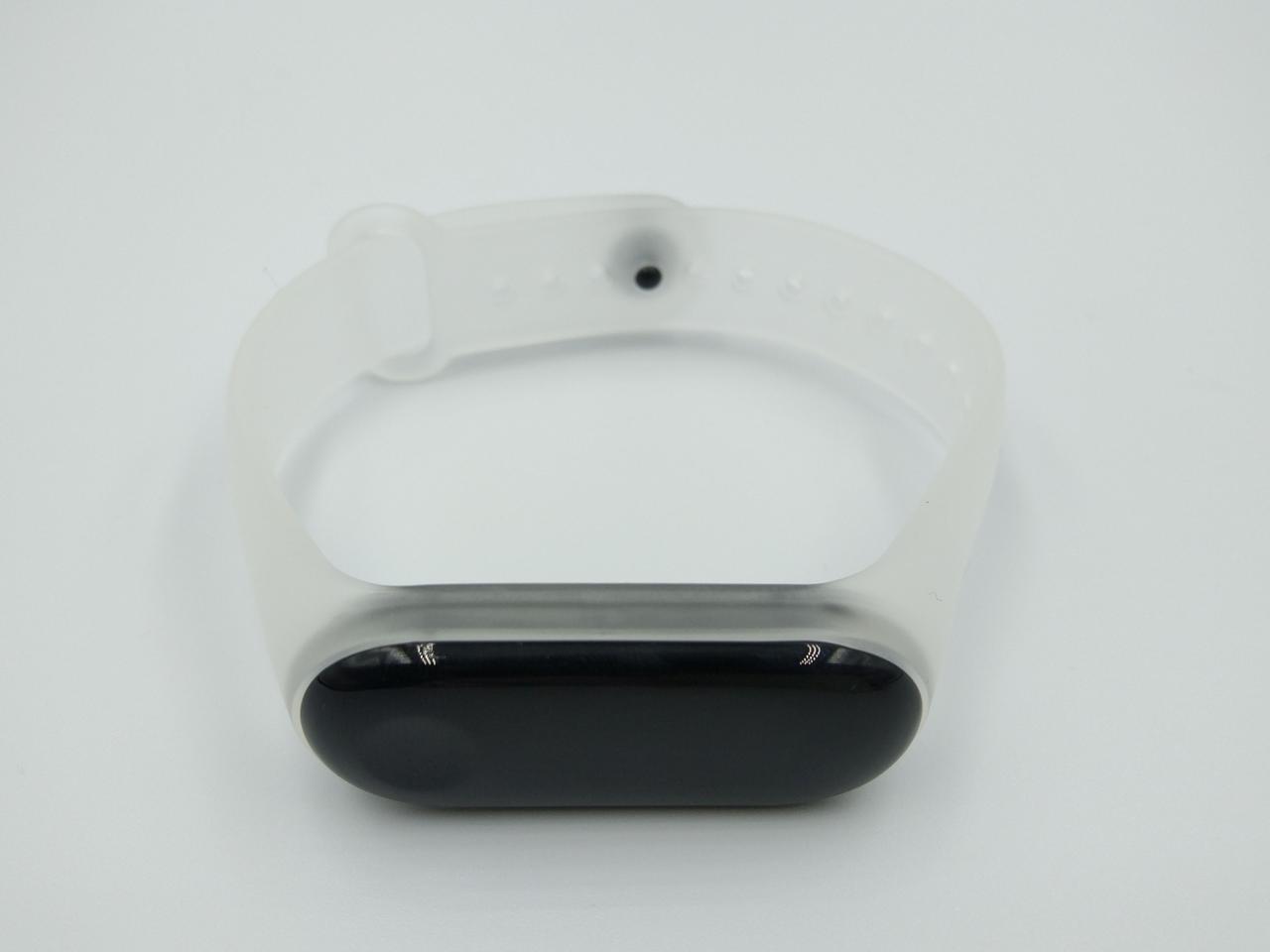 Ремінець Xiaomi Mi Band 4 / 3 SIKAI силіконовий напівпрозорий Білий 1708P