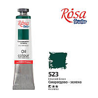 Краска масляная Изумрудно-зеленая, 60мл, ROSA Studio