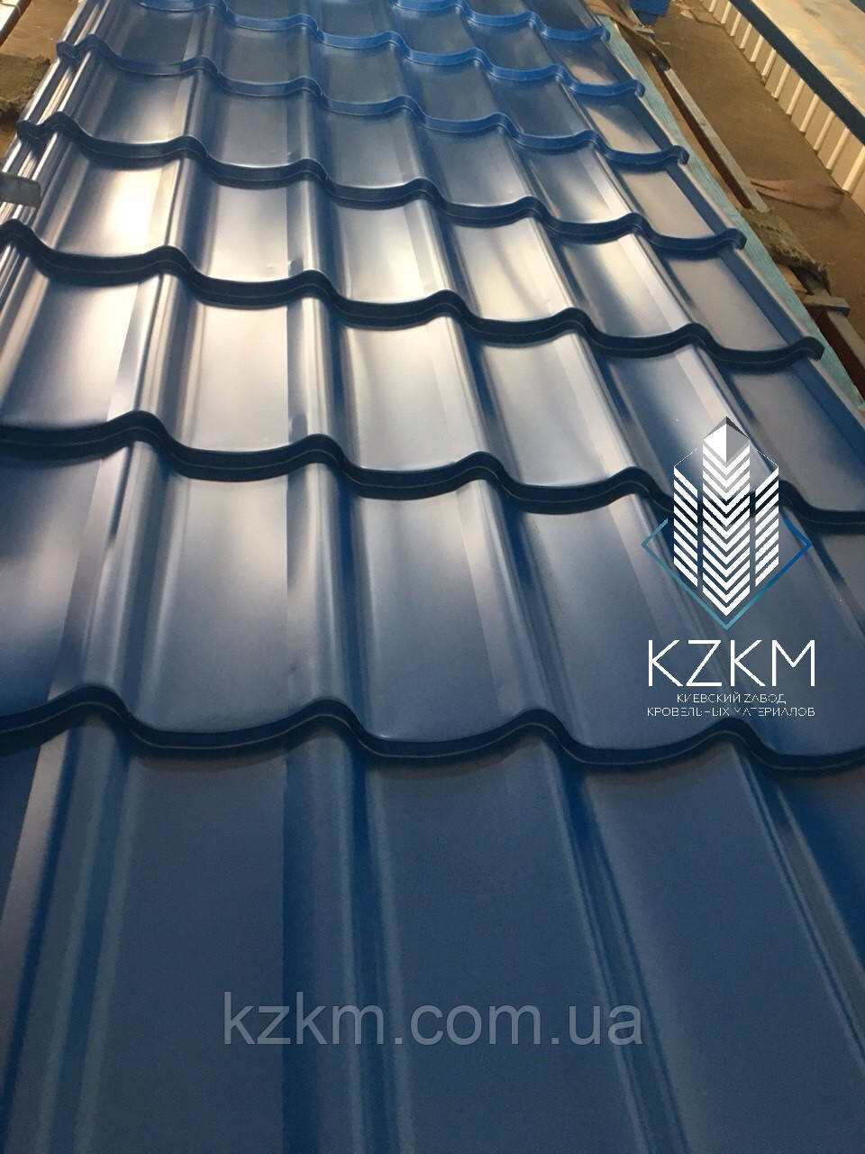 Металочерепиця RAL 5005 (Синя) глянець, фото 1