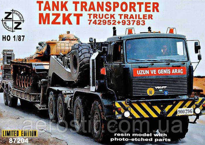 Танковий транспортер MZKT 1/87 ZZ Modell 87204