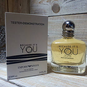 Духи Emporio Armani Because It's You TESTER 100ml | Женские духи  Эмпарио Армани Бикоз из Ю