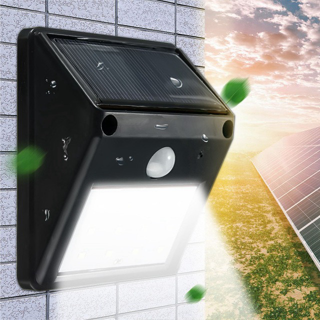 Водонепроникна підсвічування з датчиком руху 12 led wall lights