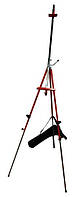 Мольберт-тринога металева, червона (92х92х203см) + сумка з ремінцем