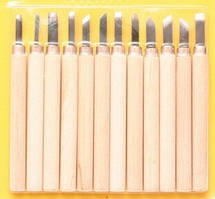 Набір різців по дереву 12шт., в блістері, (11514), D. K. ART & CRAFT