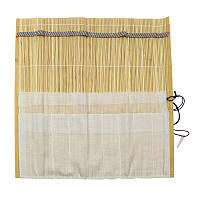 Пенал для пензлів, бамбуковий, нат.колір+тканина (33х33см), D. K. ART & CRAFT