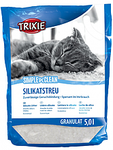 Наповнювач Trixie 4025 Simple Clean SILICATE силикагелевый для котячих туалетів гранули, 3,8 кг