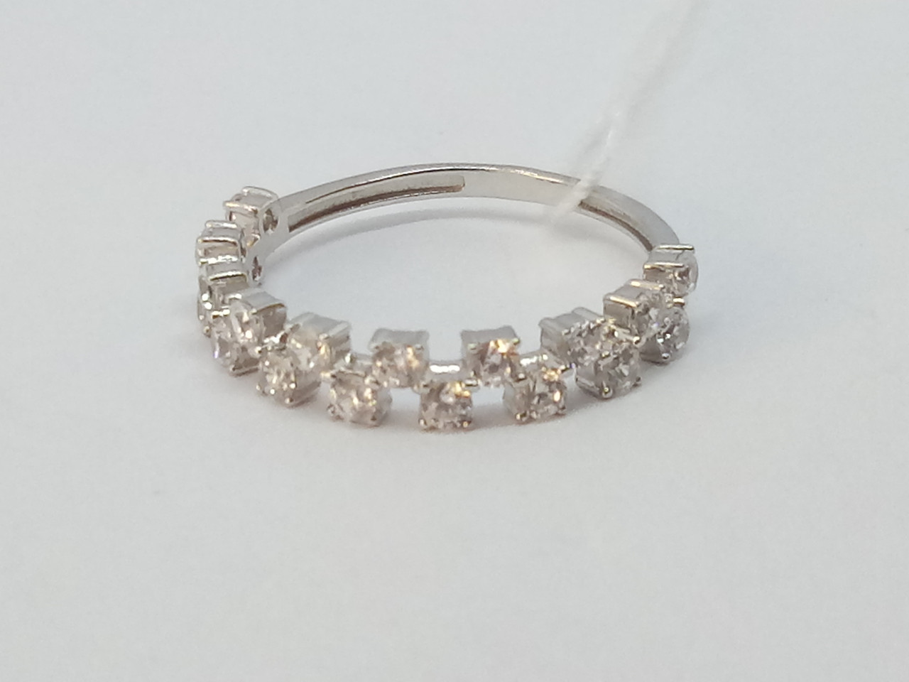 Золоте кільце з фіанітами.  111884 17