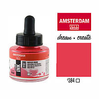 Тушь акриловая AMSTERDAM INK, (384) Отражающий розовый, 30мл, Royal Talens