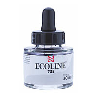 Краска акварельная жидкая Ecoline (738), Серо-золотая светлая, 30 мл, Royal Talens