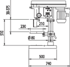 Верстат свердлильний V16/18 18 мм Serrmac, фото 5
