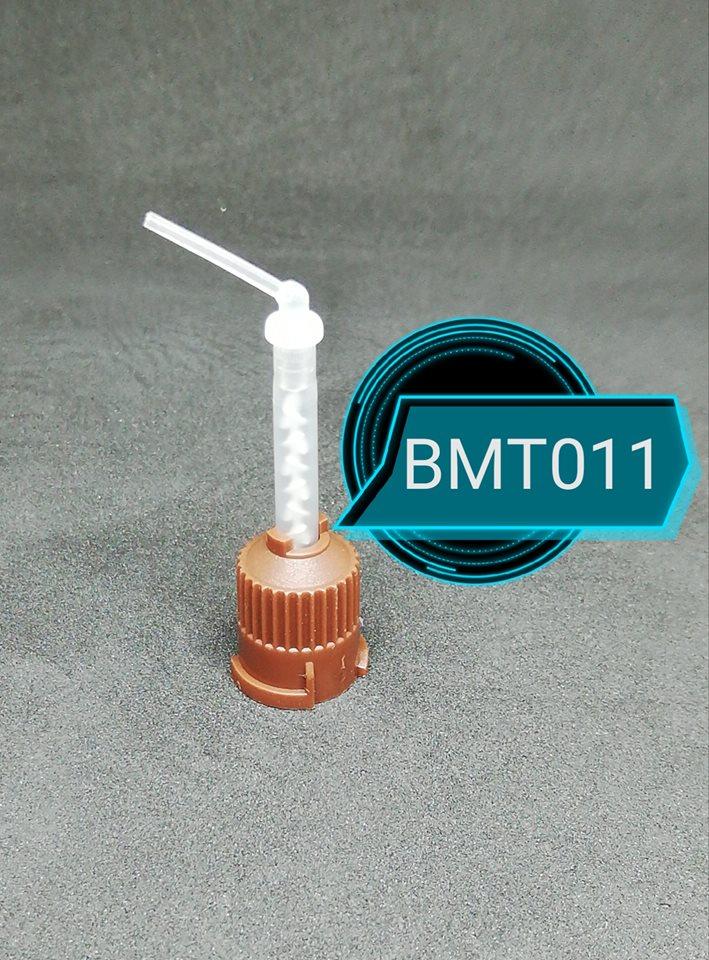 Насадки змішувальні begreat - 25 шт/уп, bmt 011 (коричневий-білий) з Endo насадкою