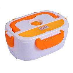 Ланч бокс судочек з підігрівом Спартак Lunch heater box 12v Orange