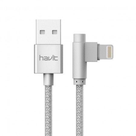 Кабель для передачі даних смартфона Havit HV-CB8503 lightning gray